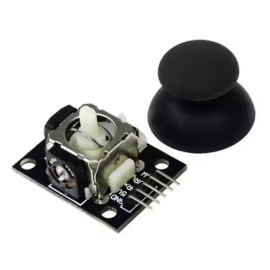 Joystick module with joystick on a white background