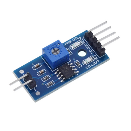 Electronic circuit board with components on a white background