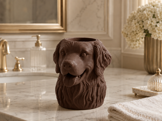 Cute dog shaped pencil holder for kids room made with premium environment friendly material