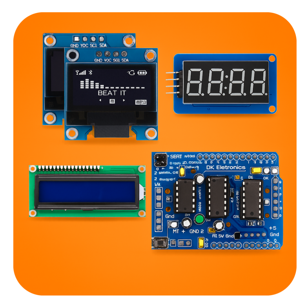 Arduino Display Kit OLED, LCD Displays & Arduino Shields | Maisonup