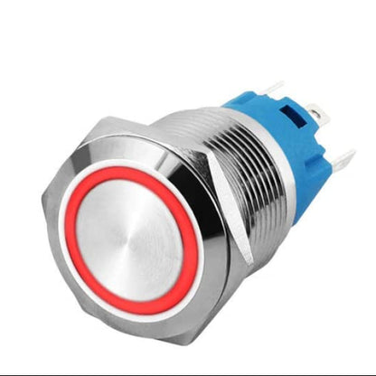 12V Latching Push Button Switch (Pack of 2)