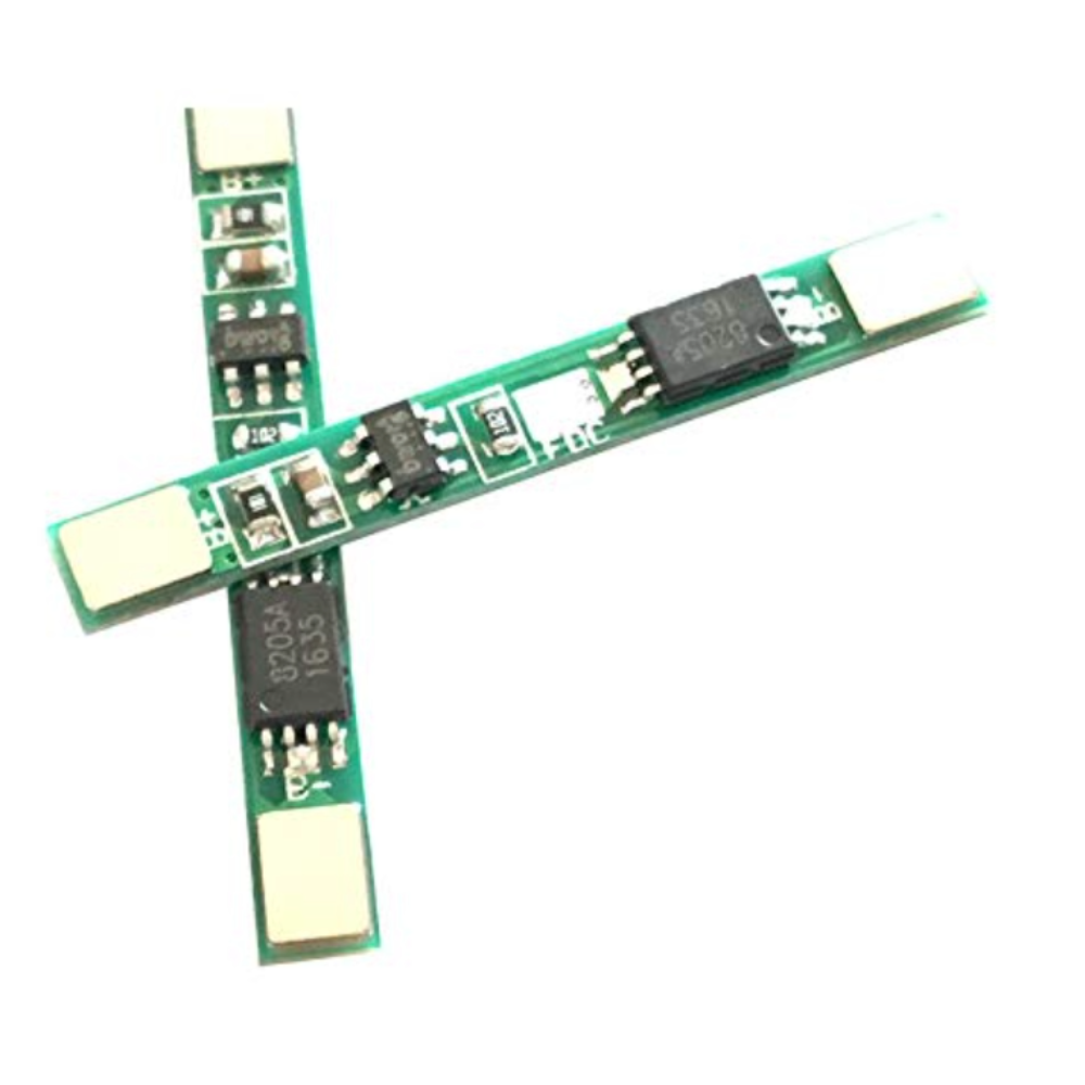 Two electronic circuit boards on a white background