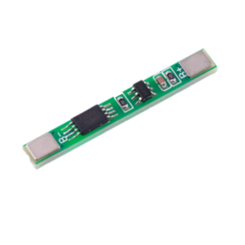 Electronic component on a white background