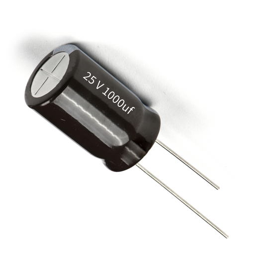 1000µF 25V Electrolytic Capacitor (Pack of 10)