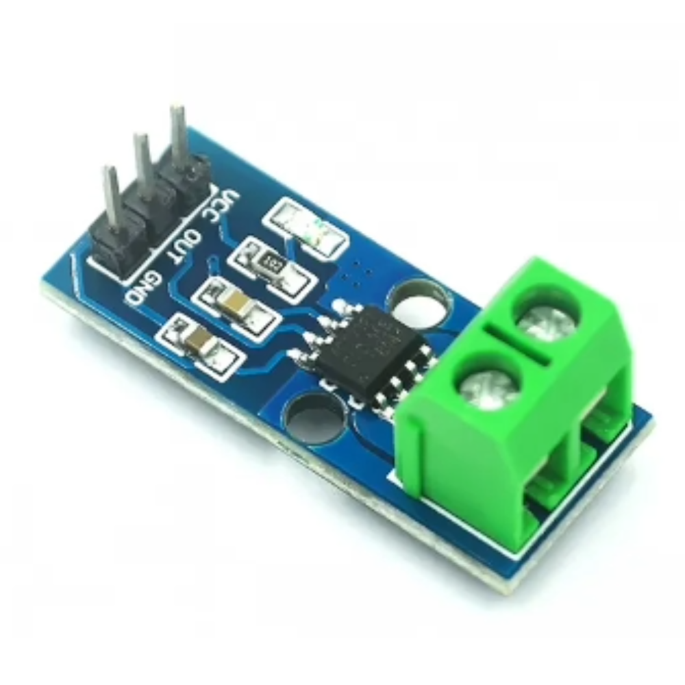 Electronic circuit board with green connectors on a white background