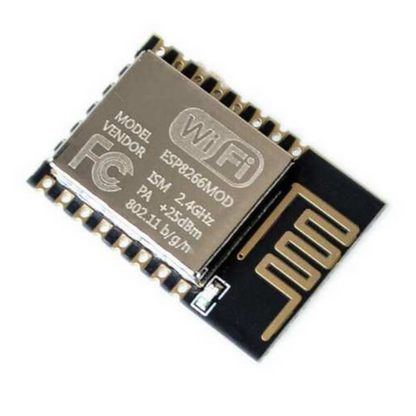 ESP8266 WiFi module on a white background