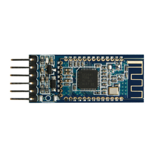 Electronic circuit board with components on a white background