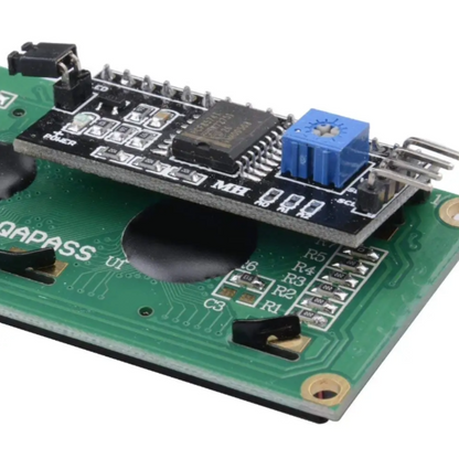 Electronic circuit board with QAPASS branding on a white background