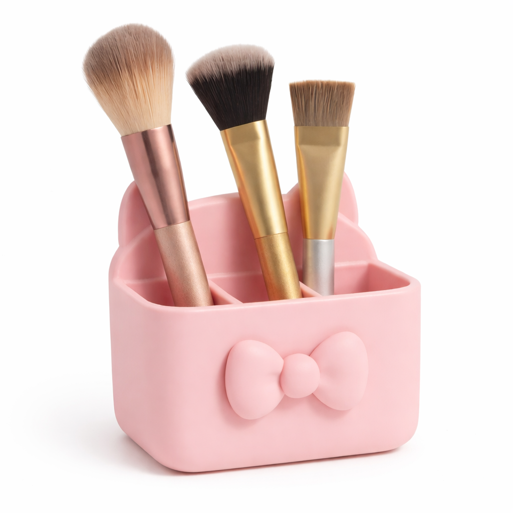 Cute Makeup Brush Organizer