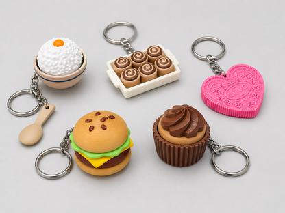Nice looking shapes keychains