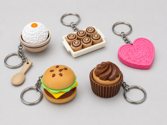 Nice looking shapes keychains