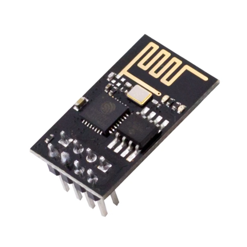 Wireless module with antenna on a white background