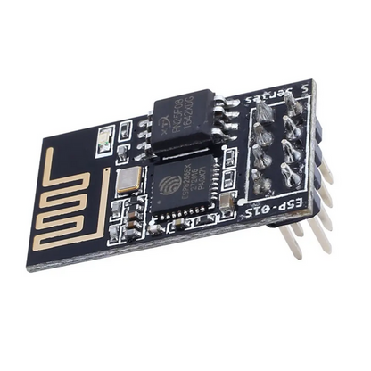 Electronic module with 'ESP-05' label on a white background