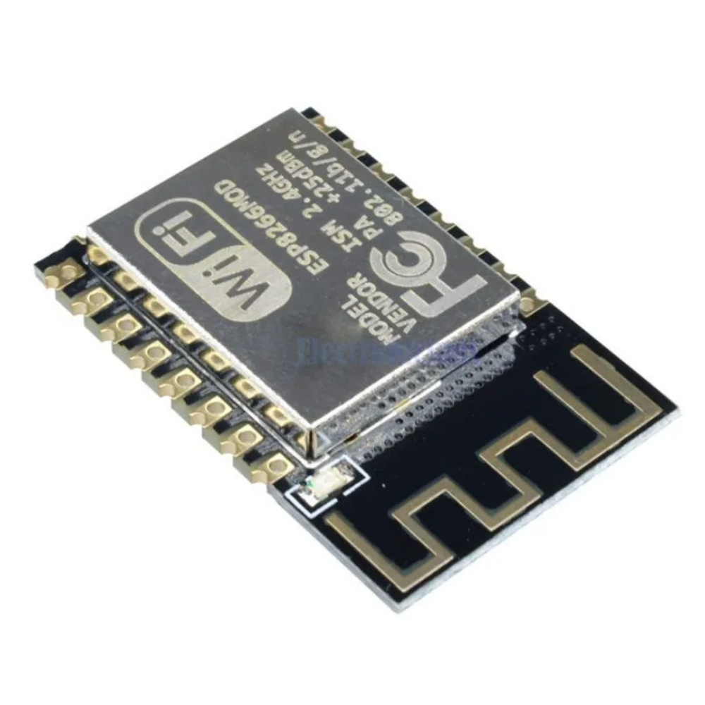 ESP8266 WiFi module on a white background
