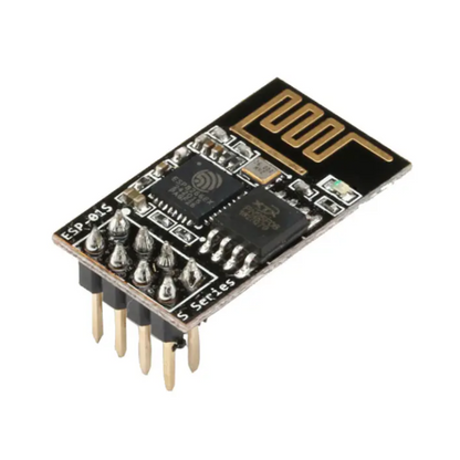 ESP-01S wireless module on a white background
