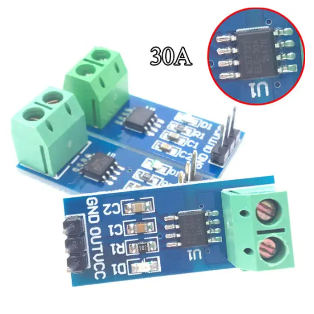 Electronic circuit board with connectors and components on a white background