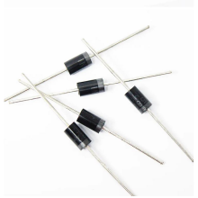 Set of diodes on a white background