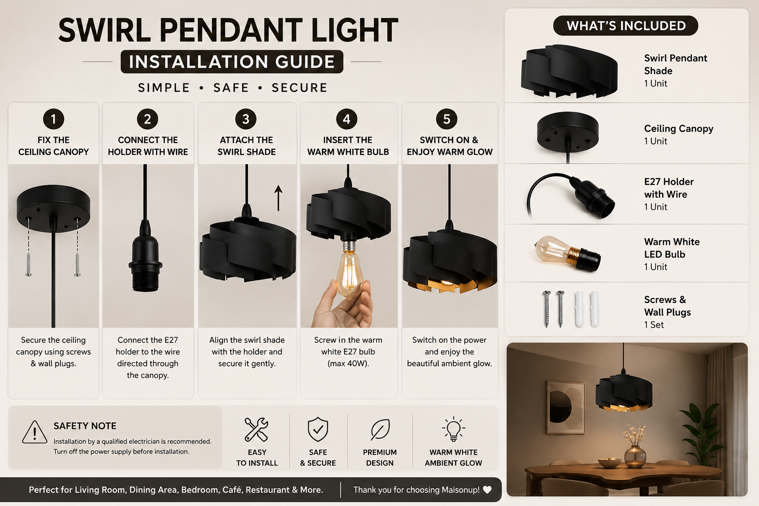 Complete guide for installation 