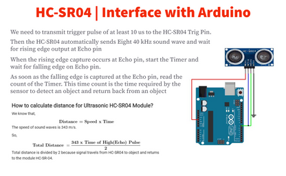 HC-SR04 Ultrasonic Distance Sensor Module