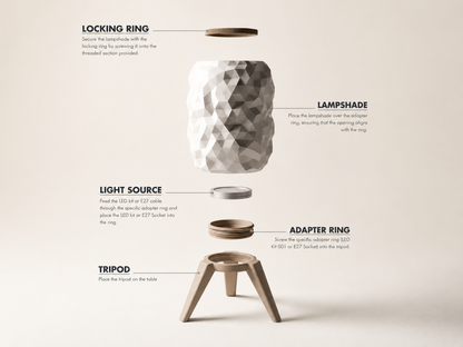 Premium ambient table lamp for living room décor, side tables, workspaces, cafés, and stylish interiors