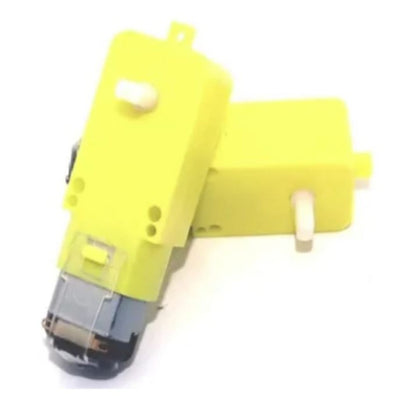 Yellow electronic device on a white background