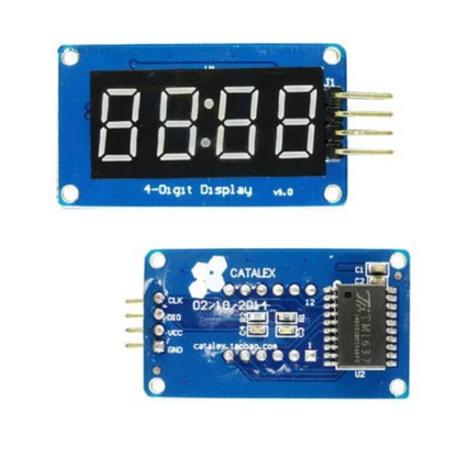 TM1637 4-Digit 7-Segment LED Display Module