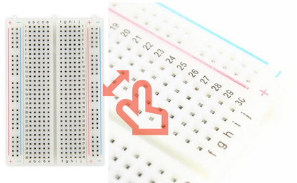Two breadboards with arrow designs on a white background