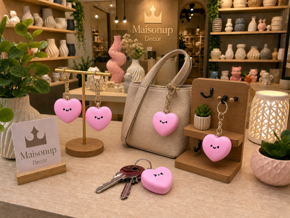 Cute pink mini keychain gift for girls, kids, birthdays and return gifts