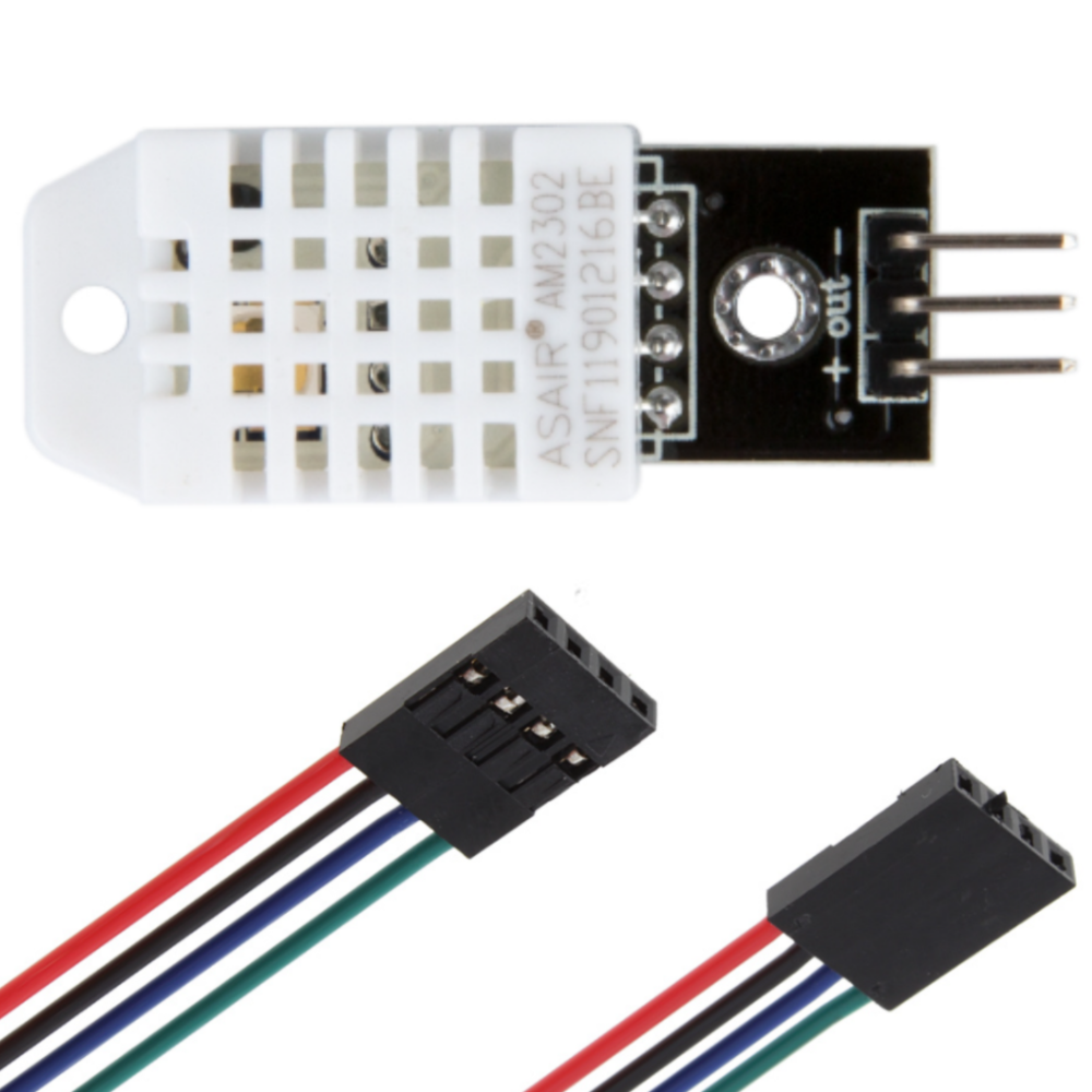 DHT22 AM2302 digital temperature and humidity sensor module for Arduino, ESP32 and IoT projects