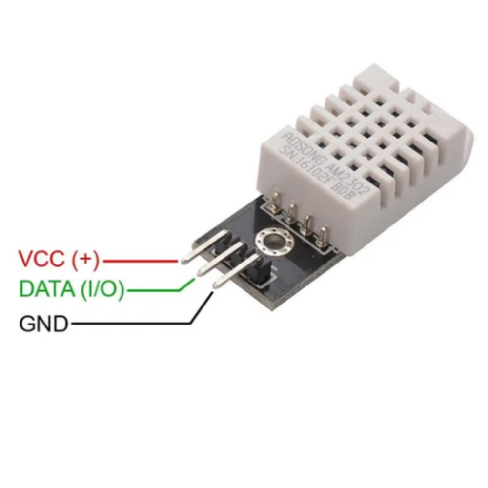 DHT22 AM2302 digital temperature and humidity sensor module for Arduino, ESP32 and IoT projects