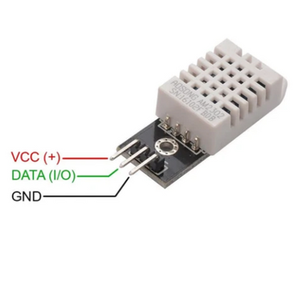 DHT22 AM2302 digital temperature and humidity sensor module for Arduino, ESP32 and IoT projects