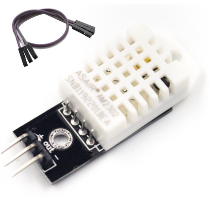 DHT22 AM2302 digital temperature and humidity sensor module for Arduino, ESP32 and IoT projects