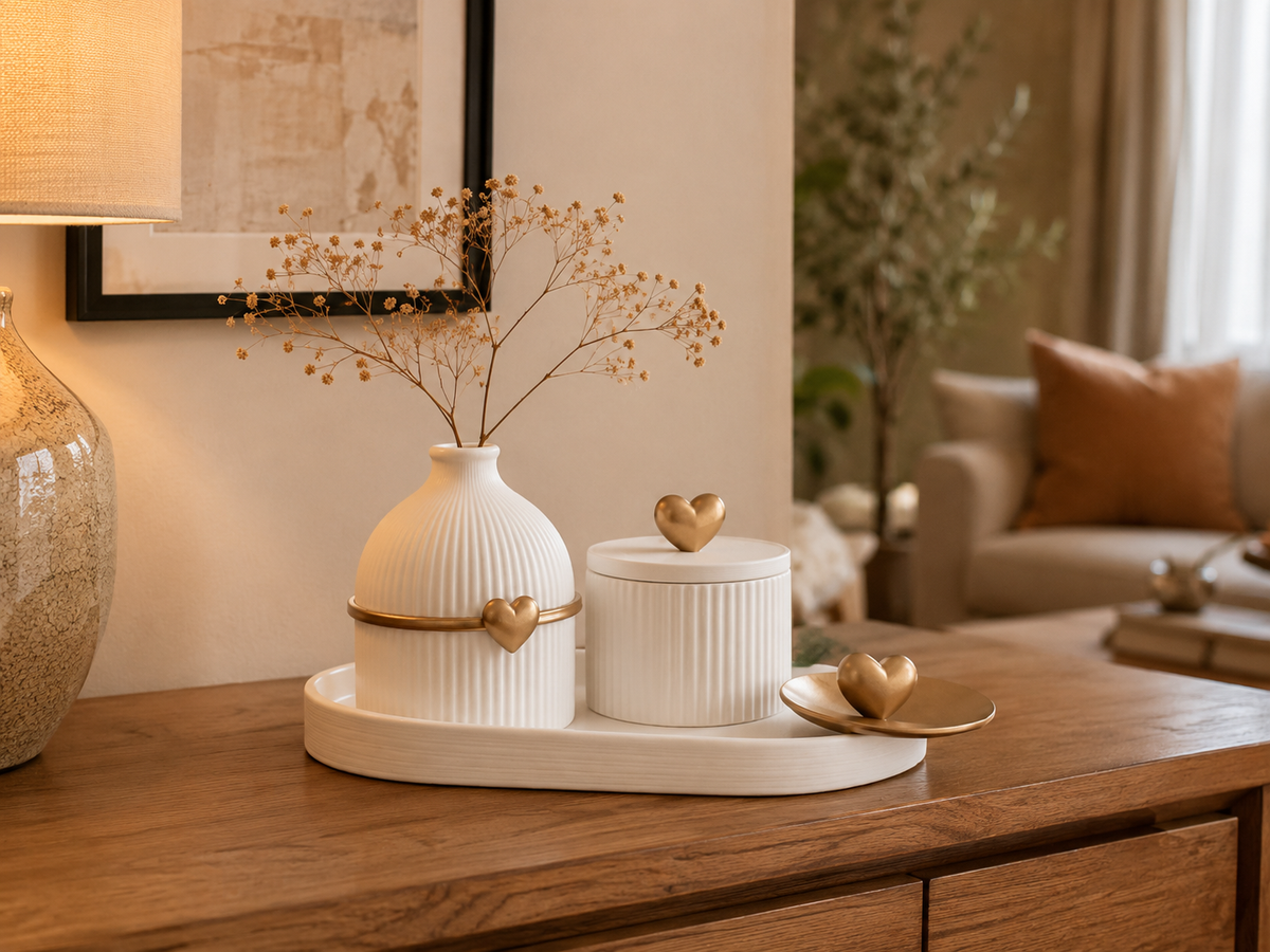 enhance the look of your space with this beautiful decor set