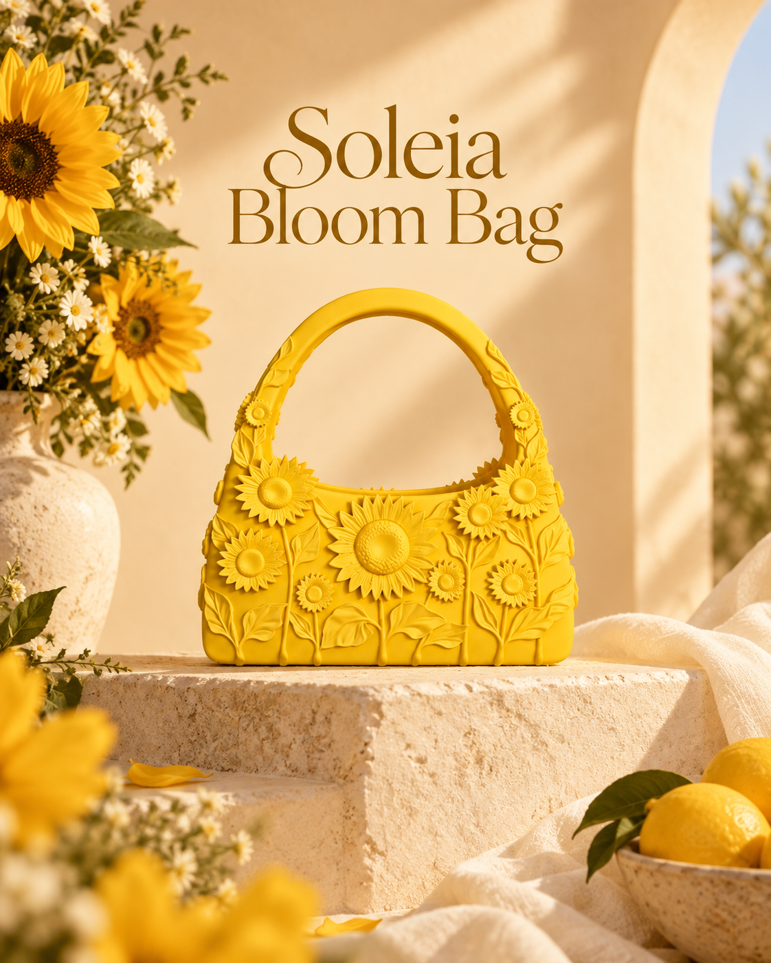 sculptural handbag